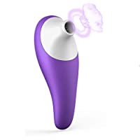  - Succionador de Clítoris Vibradores- Sohimi Vibrador de Clítoris con 7 Modos de Vibración Masajeador de Pezón Estimuladore de Clítoris (Violeta)